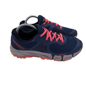 Merrell Agility Charge Flex Trail Hiking Running Shoes Blue Womens Size 9.5